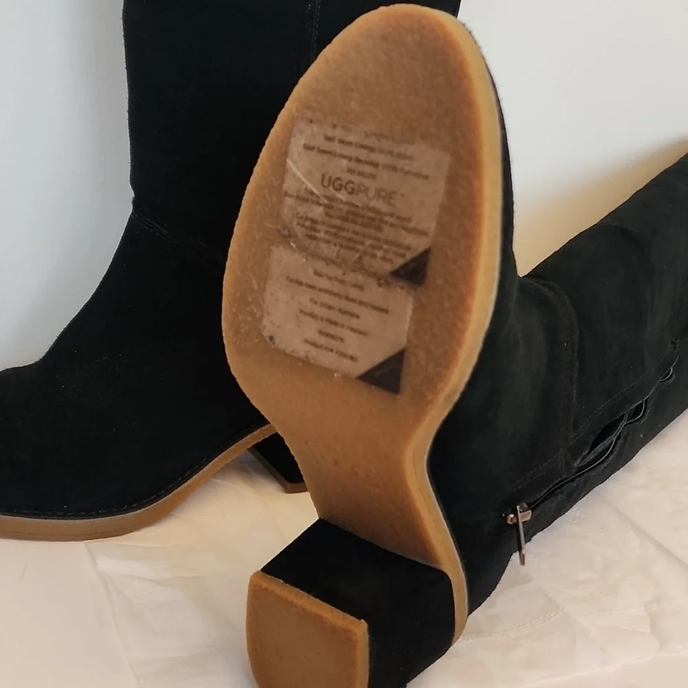 Brand New UGG Suede Leather with wool and lamb fur inside. knee high Boots - Picture 3 of 3
